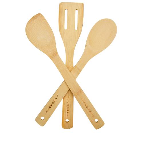 Bamboo Spoon, ladle and turner set