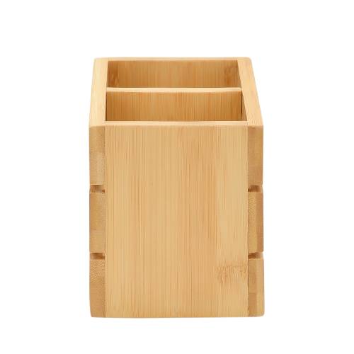 Bamboo Cutlery Stand top