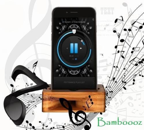 Bamboo sound amplifier - mobile